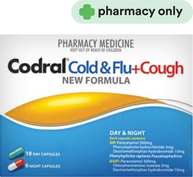 CODRAL-Day-Night-Dry-Cough-Cold-Flu-24-Capsules on sale