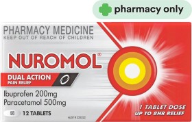 Nuromol-Double-Action-Pain-Relief-12-Tablets on sale