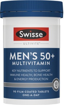 Swisse+Ultivite+Men%26%23039%3Bs+50+%2B+Multivitamin+90+Tablets