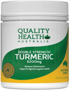Quality-Health-Double-Strength-Turmeric-6200mg-100-Tablets on sale