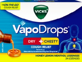 Vicks+VapoDrops+Dry+%2B+Chesty+Cough+Relief+24+Lozenges