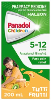 Panadol-Children-5-12-Years-Suspension-Tutti-Frutti-Flavour-200mL on sale