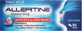 Allertine-Bilastine-20mg-50-Tablets on sale