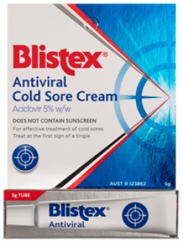 Blistex-Antiviral-Cold-Sore-Cream-5g on sale