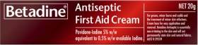 Betadine-Antiseptic-First-Aid-Cream-20g on sale