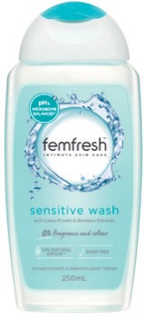Femfresh-Sensitive-Wash-250mL on sale