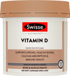 Swisse-Ultiboost-Vitamin-D-400-Capsules on sale