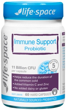 Life-Space-Immune-Support-Probiotic-60-Capsules on sale