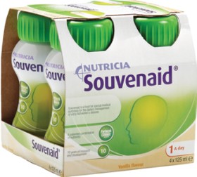 Souvenaid+Ready+to+Drink+Vanilla+Flavour+4+x+125mL