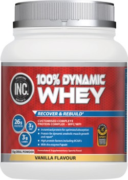 INC-100-Dynamic-Whey-Vanilla-Flavour-Powder-1kg on sale