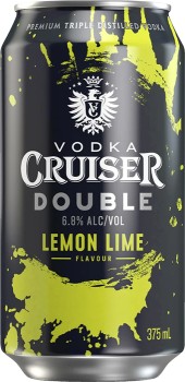 Vodka+Cruiser+Double+Lemon+Lime+6.8%25+Cans+375mL
