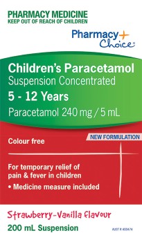 Pharmacy-Choice-Childrens-Paracetamol-5-12-Years-Suspension-200mL on sale