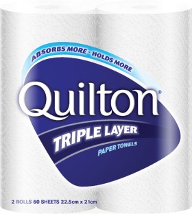 Quilton-Triple-Layer-Paper-Towel-2-Pack on sale