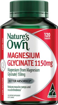 Natures-Own-Magnesium-Glycinate-1150mg-120-Tablets on sale