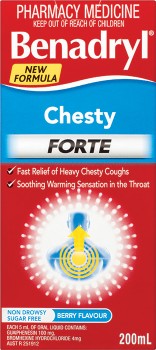Benadryl-Chesty-Cough-Forte-200mL on sale