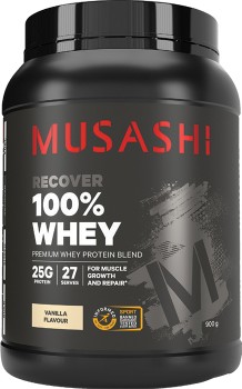 Musashi-100-Whey-Vanilla-900g on sale
