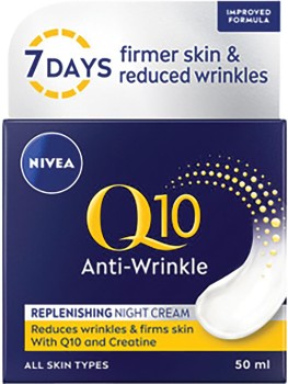 Nivea-Q10-Anti-Wrinkle-Replenishing-Night-Cream-50mL on sale
