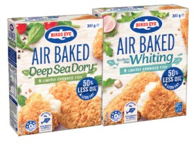 Birds+Eye+Air+Baked+Crumbed+Fish+250%E2%80%91380g+Selected+Varieties