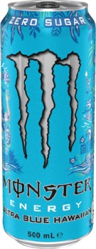 NEW+Monster+Energy+Blue+Hawai+500mL