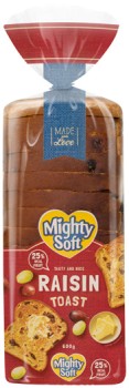 Mighty-Soft-Raisin-Toast-600g on sale