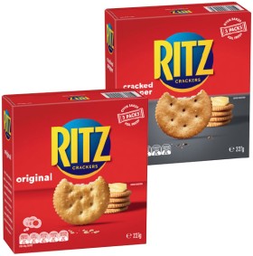Ritz-Crackers-217-227g-Selected-Varieties on sale