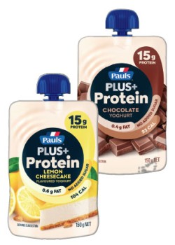 Pauls+Plus%2B+Protein+Yoghurt+Pouch+150g+Selected+Varieties