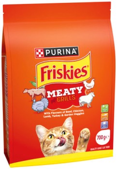 Purina-Friskies-Dry-Cat-Food-700g-Selected-Varieties on sale