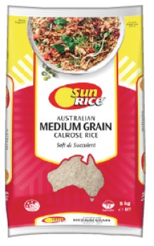 SunRice-Medium-Grain-Rice-5kg-Selected-Varieties on sale