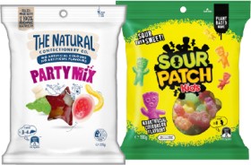 The-Natural-Confectionery-Co-130230g-Sour-Patch-Kids-Bag-190g-or-Pascall-Lollies-150300g-Selected-Varieties on sale