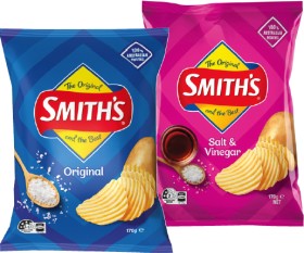 Smith%26rsquo%3Bs+Crinkle+Cut+Chips+150%E2%80%91170g+Selected+Varieties