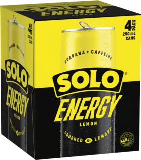 Solo+Energy+Drink+4x250mL+Selected+Varieties