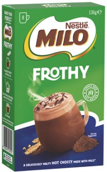 Nestl-Milo-Frothy-Sachets-8-Pack on sale