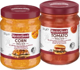 MasterFoods+Relish+or+Chutney+250%E2%80%91260g+Selected+Varieties
