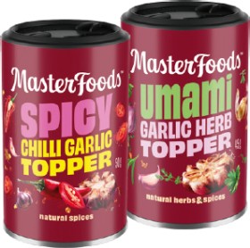 MasterFoods+Topper+Seasoning+45%E2%80%9150g+Selected+Varieties