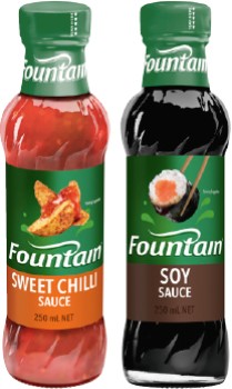 Fountain-Sauce-250mL-Selected-Varieties on sale