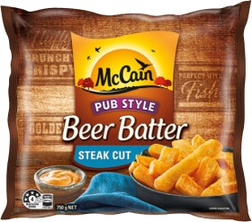 McCain+Beer+Batter+Chips+or+Wedges+750g+Selected+Varieties