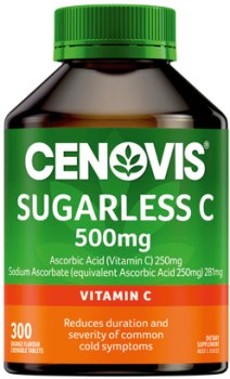 Cenovis-Sugarless-C-500mg-Vitamin-C-Tablets-300-Pack on sale