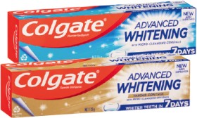 Colgate+Advanced+Whitening+or+MaxFresh+Toothpaste+115g+Selected+Varieties