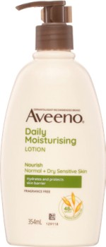 Aveeno-Moisturising-Lotion-354mL-Selected-Varieties on sale