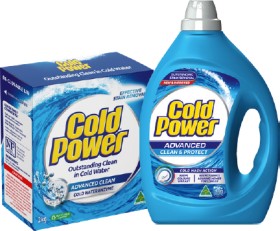 Cold-Power-Laundry-Liquid-2-Litre-Powder-2kg-or-Capsules-29-Pack-Selected-Varieties on sale