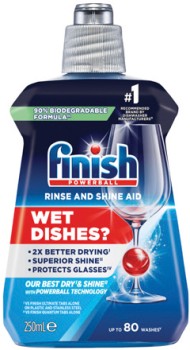 Finish-Rinse-Shine-Aid-250mL on sale