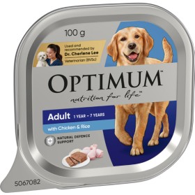 Optimum-Wet-Dog-Food-100g-Selected-Varieties on sale