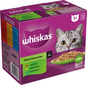 Whiskas-Favourites-Wet-Cat-Food-12x85g-Selected-Varieties on sale