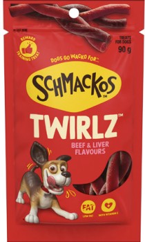 Schmackos-Twirlz-Dog-Treats-90g-Selected-Varieties on sale