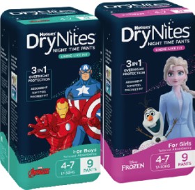 Huggies+DryNites+Pants+8%E2%80%9110+Pack+Selected+Varieties