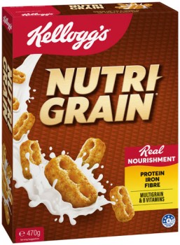 Kelloggs-NutriGrain-Cereal-470g on sale