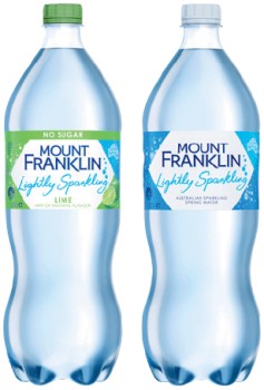Mount-Franklin-Lightly-Sparkling-Water-125-Litre-Selected-Varieties on sale