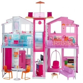 Barbie-3-Story-Townhouse-Dollhouse-And-Accessroies on sale