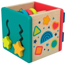 Fisher-Price+Wooden+Activity+Cube