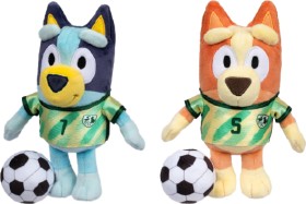 Bluey-Plush-Single-Pk-Soccer-Bluey-and-Bingo on sale
